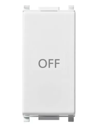 Vimar 14056.33 1P Sans Nc 10A Bouton-poussoir Symbole d'arrêt